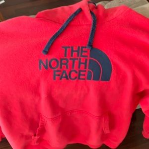 The north face XXL red insulated sweatshirt